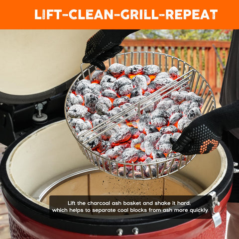 Onlyfire easy-cleanup ash-filter bottom simplifies post-cook cleanup