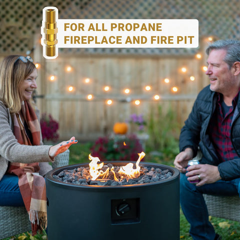 OnlyFire elegant brass valve enhances aesthetic appeal of fire pits.