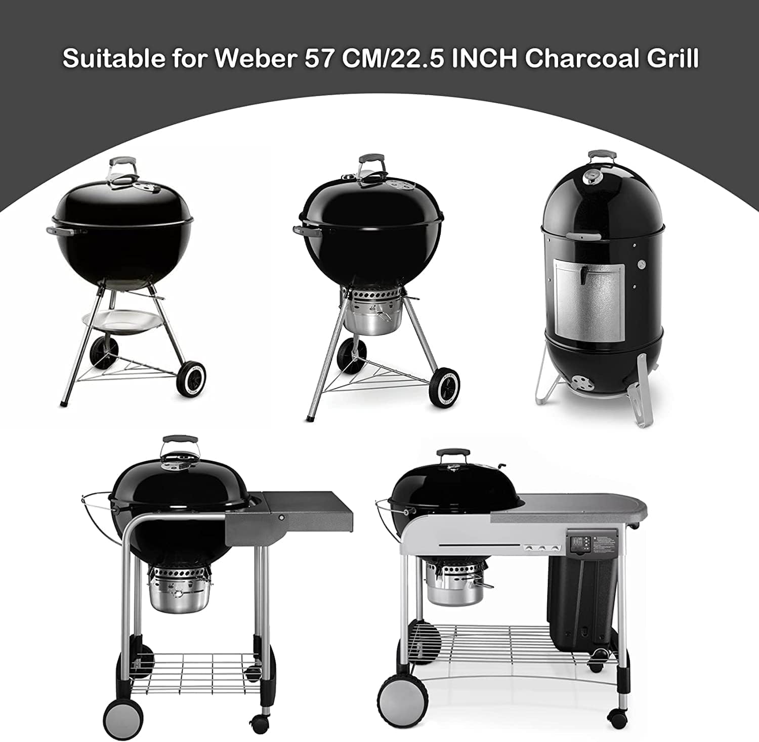 Onlyfire center-piece removable for Gourmet BBQ System with versatile options.