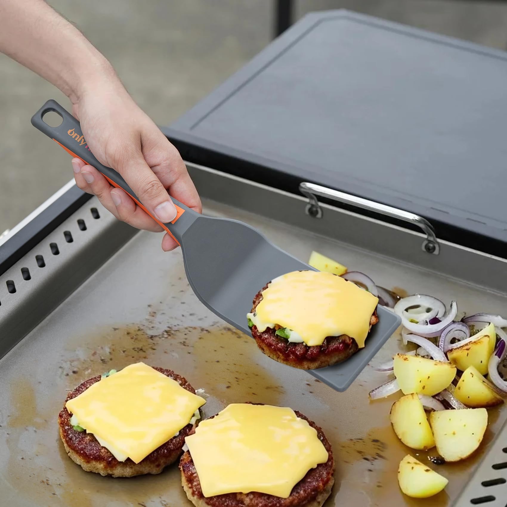Onlyfire dishwasher-safe griddle kit for effortless cleanup after cookouts