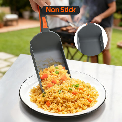 Onlyfire griddle kit scoop for quick, non-stick food transfer