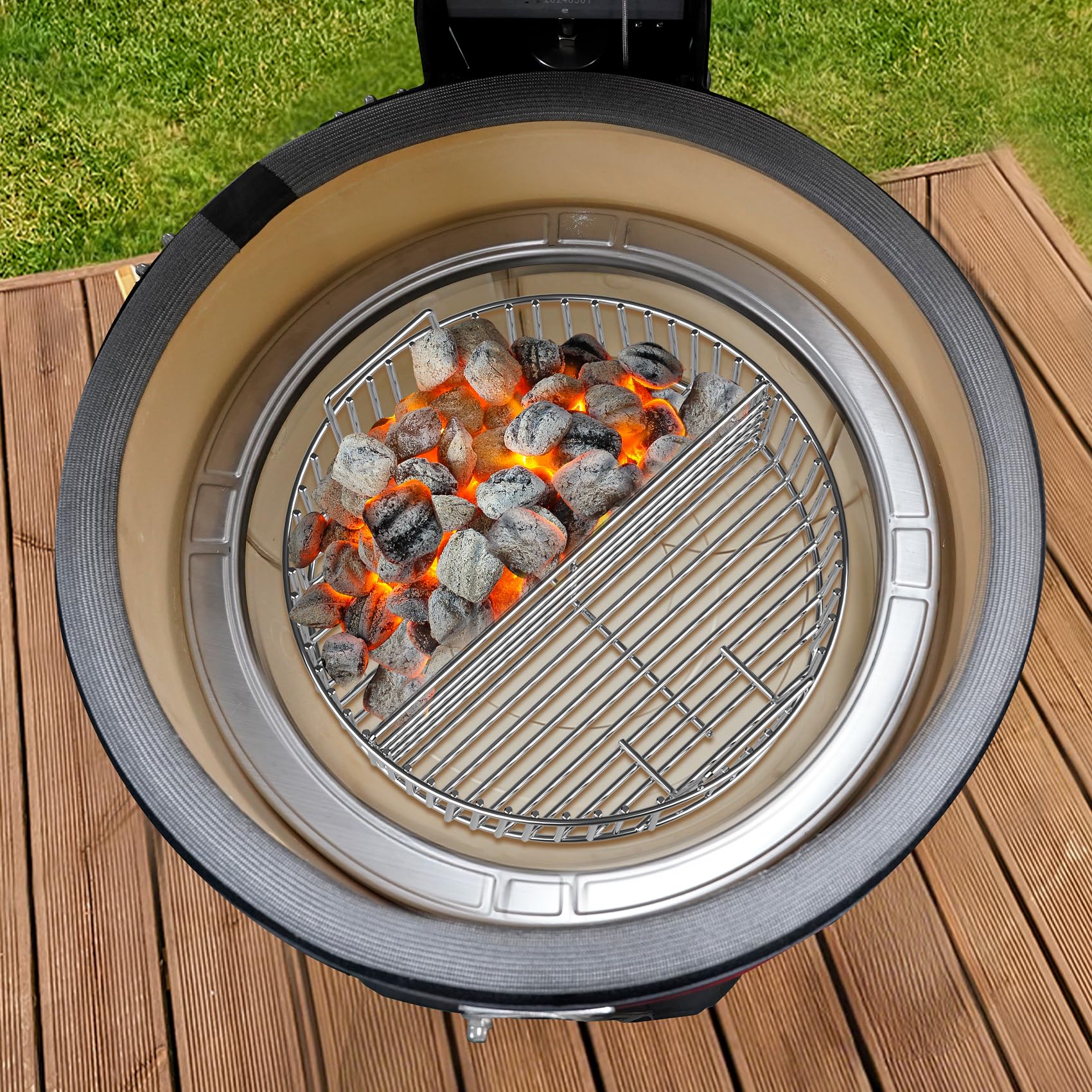 Onlyfire heavy-duty stainless-steel construction resists warping and rust