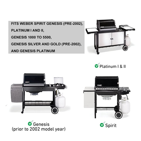 OnlyFire genuine replacement part for Weber grills.
