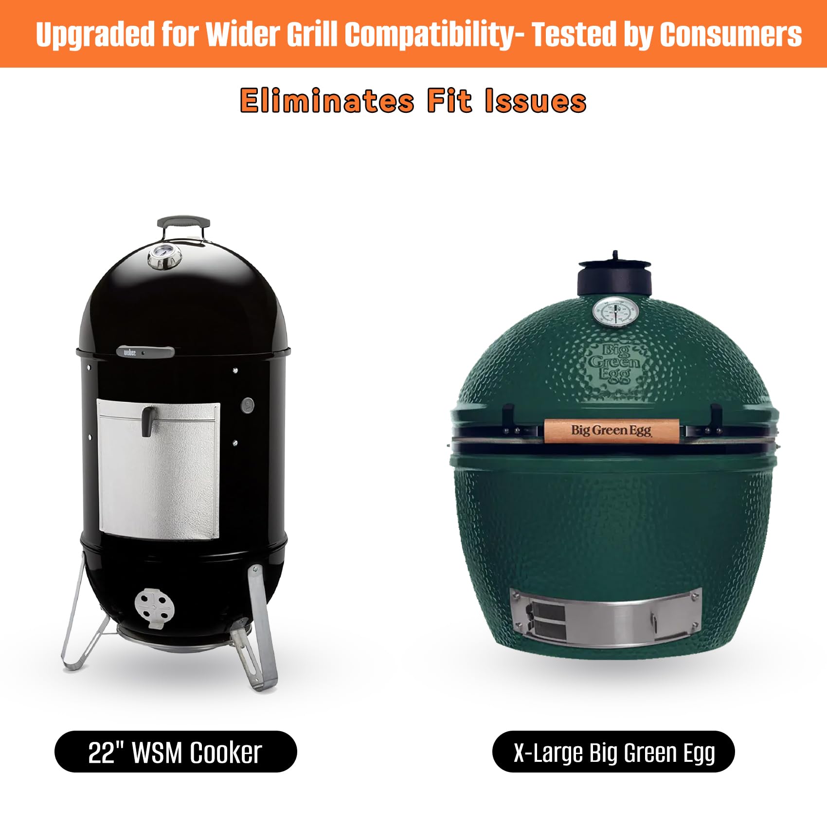 Onlyfire open-mesh airflow bottom promotes faster lighting and temperature stability