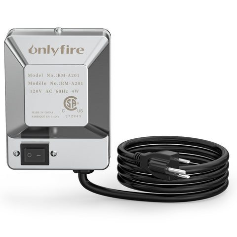 Onlyfire 110V rotisserie motor with on/off switch for easy control