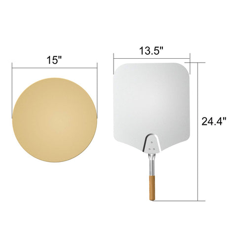 Onlyfire rotisserie thermometer helps monitor internal temperature during roasting.