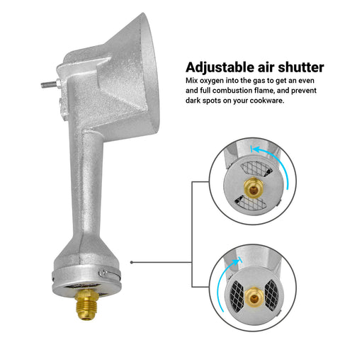 Onlyfire round Bayou Classic cooker-frame replacement shown in setup