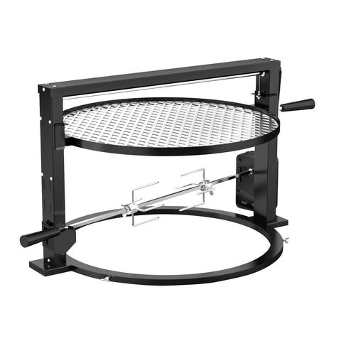 Onlyfire Santa Maria rotisserie system assembly for Weber kettles enables versatile roasting