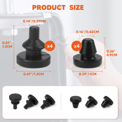 Onlyfire silicone lid bumpers for 5mm and 6mm openings provide durable shock absorption.