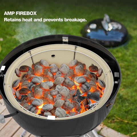 Onlyfire all-in-one smoker kit turns your Weber kettle into a smoker.