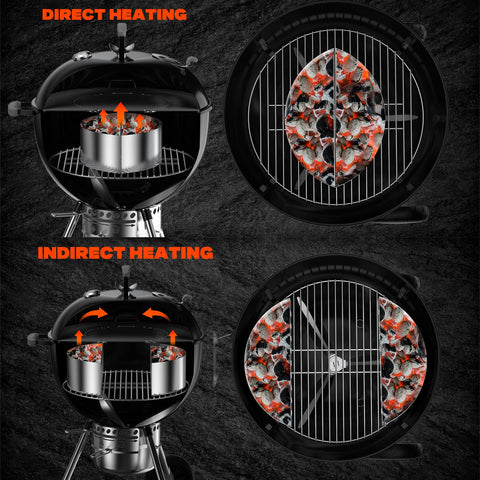 Onlyfire 66% thicker steel vs standard baskets for lasting grilling sessions.