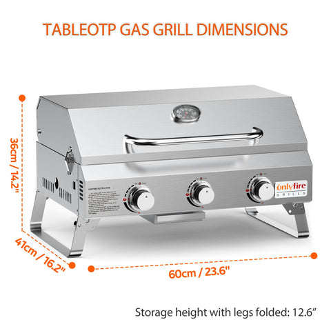 Onlyfire 22x13 stainless steel cooking grate shows ample space for meals.