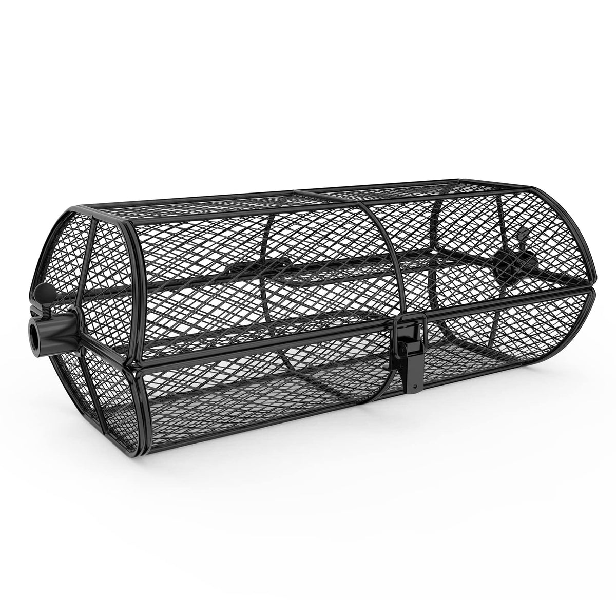 Onlyfire universal rotisserie basket on grill for even cooking