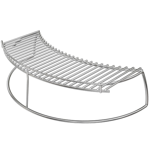 Onlyfire warming rack on Weber 22-inch grill adds extra cooking surface