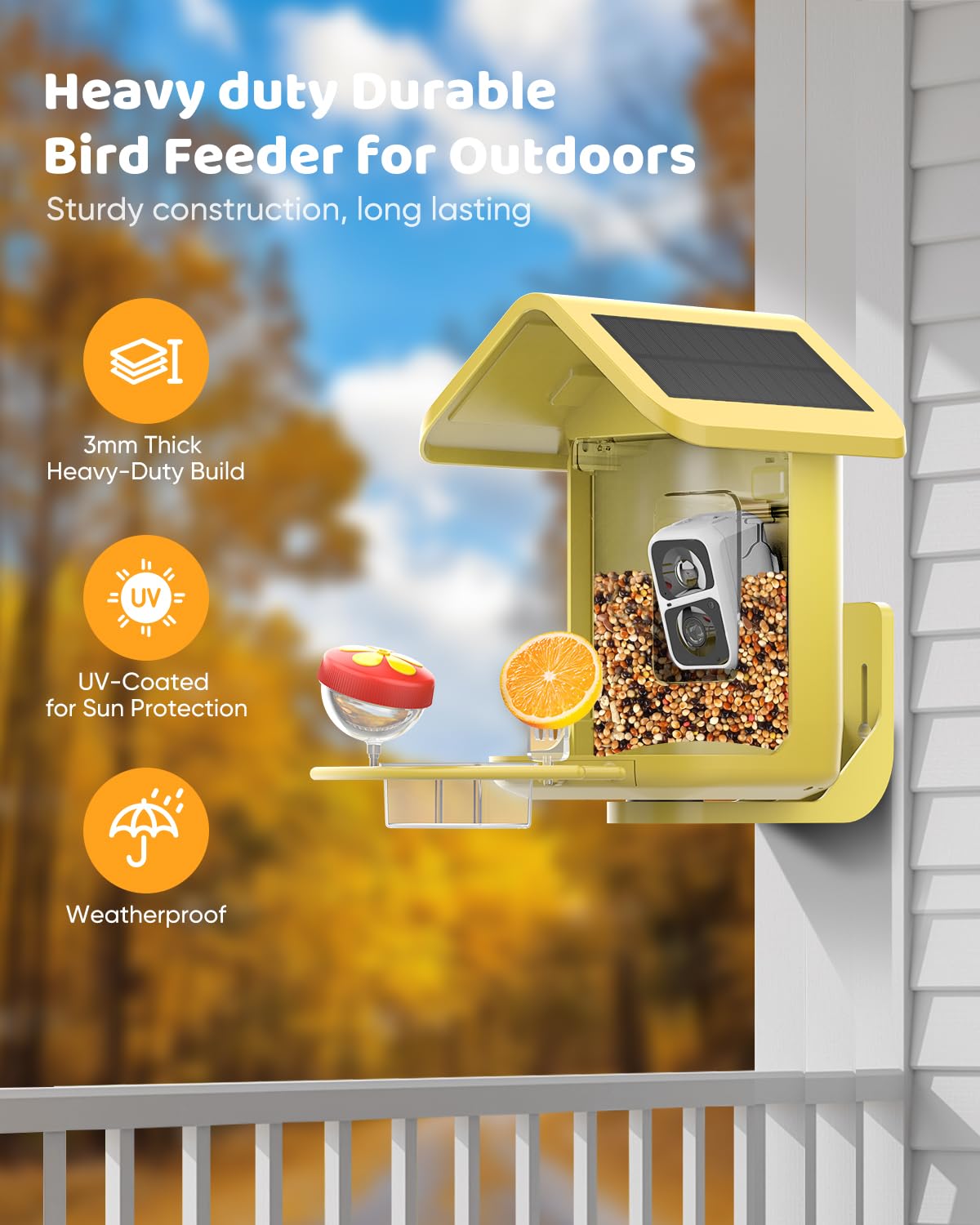 Onlyfly accessories nectar-fruit-jelly attract more birds to your feeder.