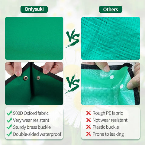 Onlysuki easy-clean surface makes soil changes and seed sowing neater.
