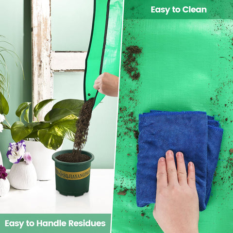 Onlysuki Potting Mat foldable design stores compactly after gardening sessions.