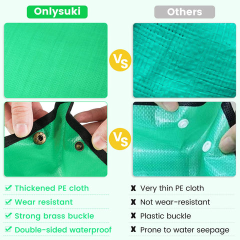 Onlysuki Potting Mat full-size in-use provides a spacious work area.