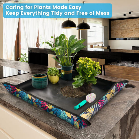 Onlysuki mat in use during seed sowing and potting.