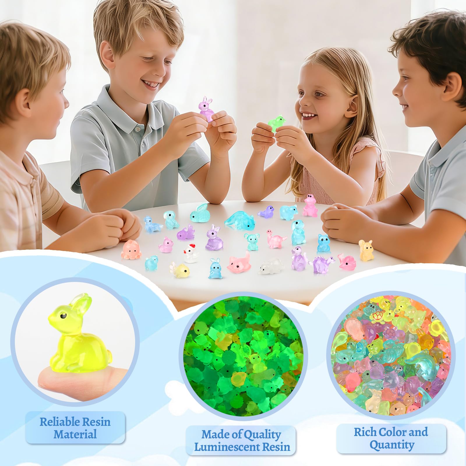 Onsioesd tiny resin figures enhance aquarium or terrarium displays.
