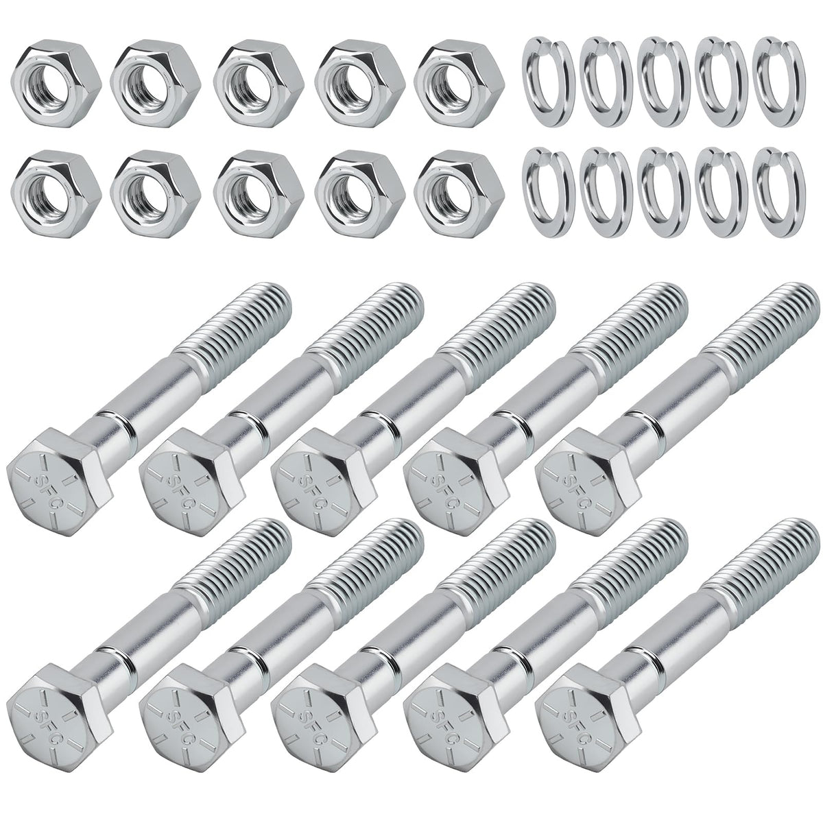 Onsnail shear bolts with assembly kit for Kubota snowblowers