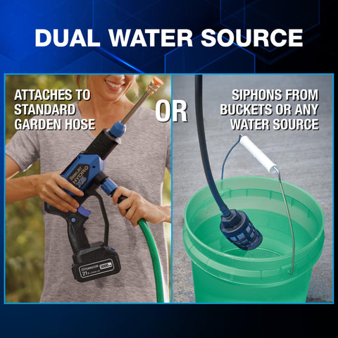 Ontel HydroX5 Pro 16ft detachable hose extending reach