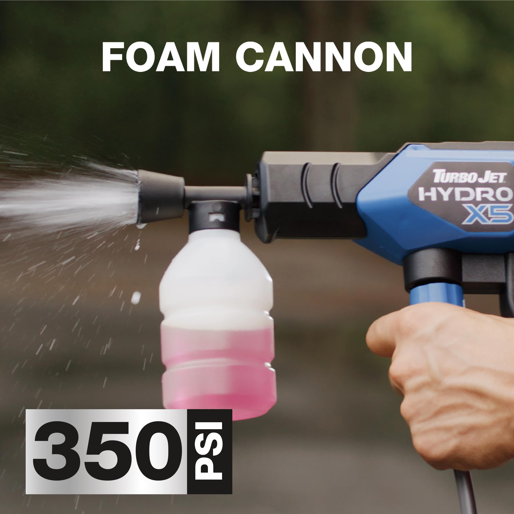 Ontel HydroX5 Pro foam dispenser for car washing and surfaces