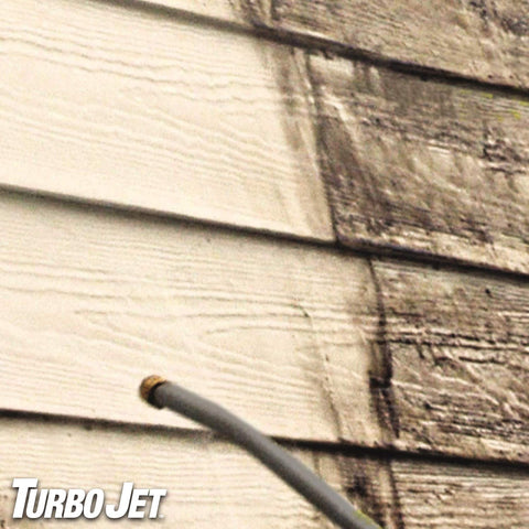 Car and truck cleaning with controlled spray from Ontel nozzle.