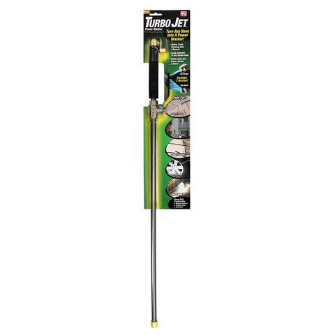 Ontel Turbo Jet Power Washer nozzle: jet stream for tough grime on siding and concrete.