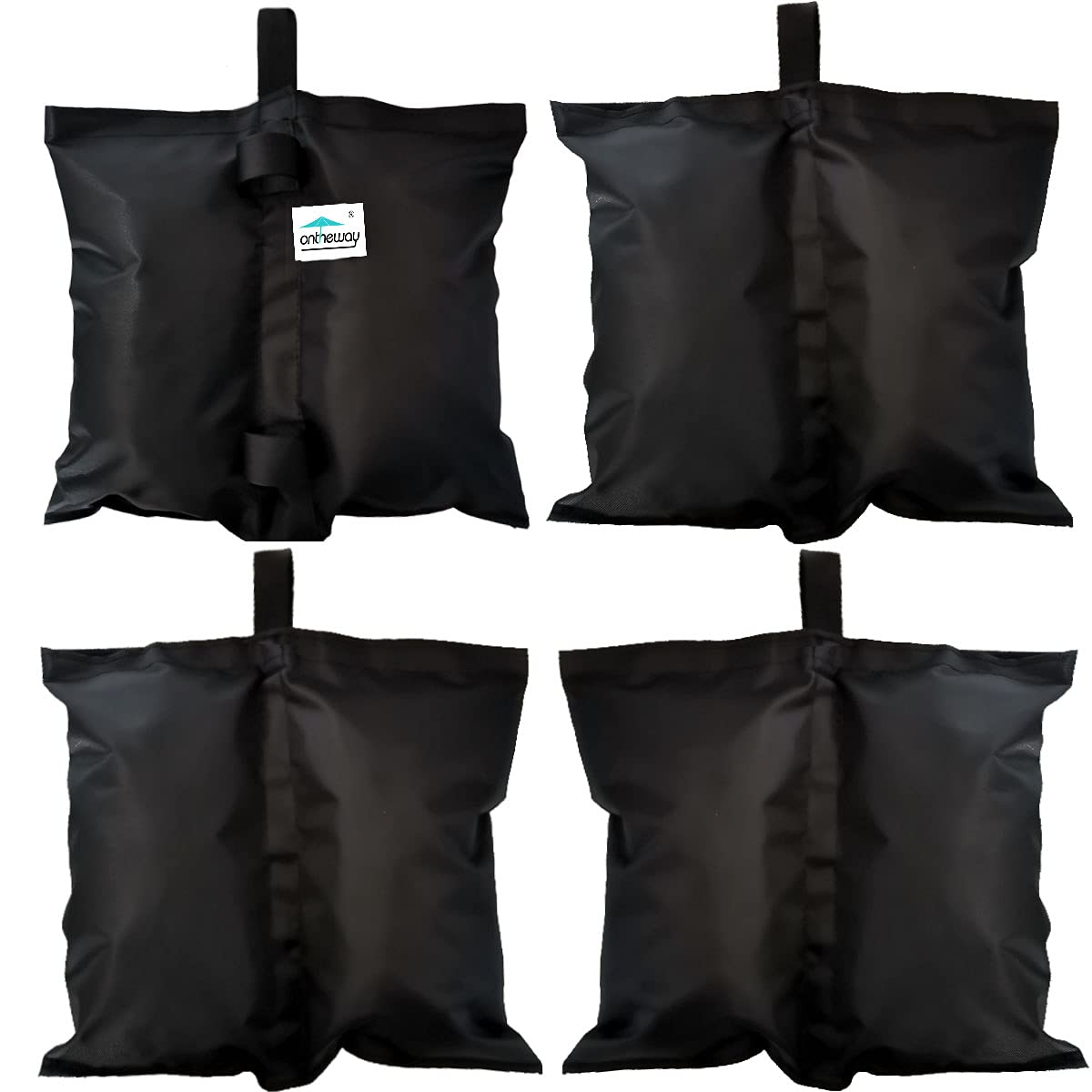 Ontheway sand bags for canopy tent with heavy-duty 1680D fabric, wind-resistant stability.