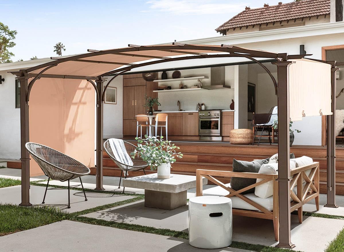 ontheway replacement canopy top for pergolas keeps shade intact during seasonal use