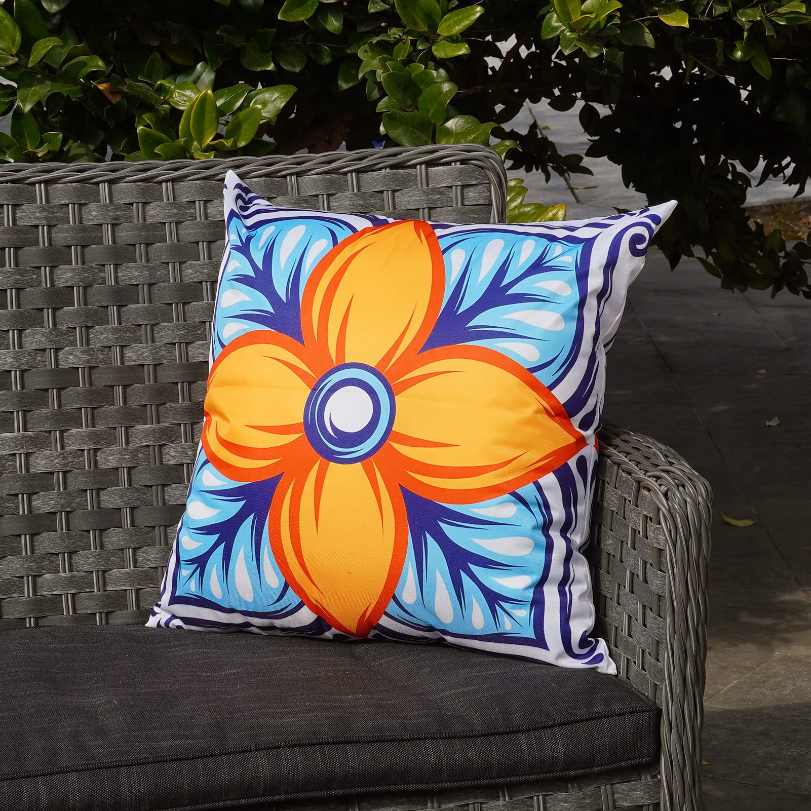 ONWAY floral boho covers brighten spaces with vibrant, lasting color.