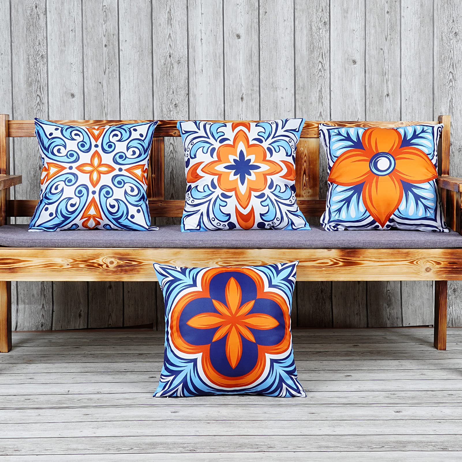 ONWAY waterproof pillow cover suitable for patio cushions 18x18