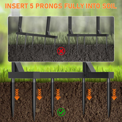 ONWAYHOME heavy-duty metal hose stand with weather-resistant coating.