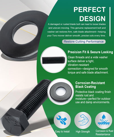 ONYUOKU heat-treated screws provide durable, anti-rust performance