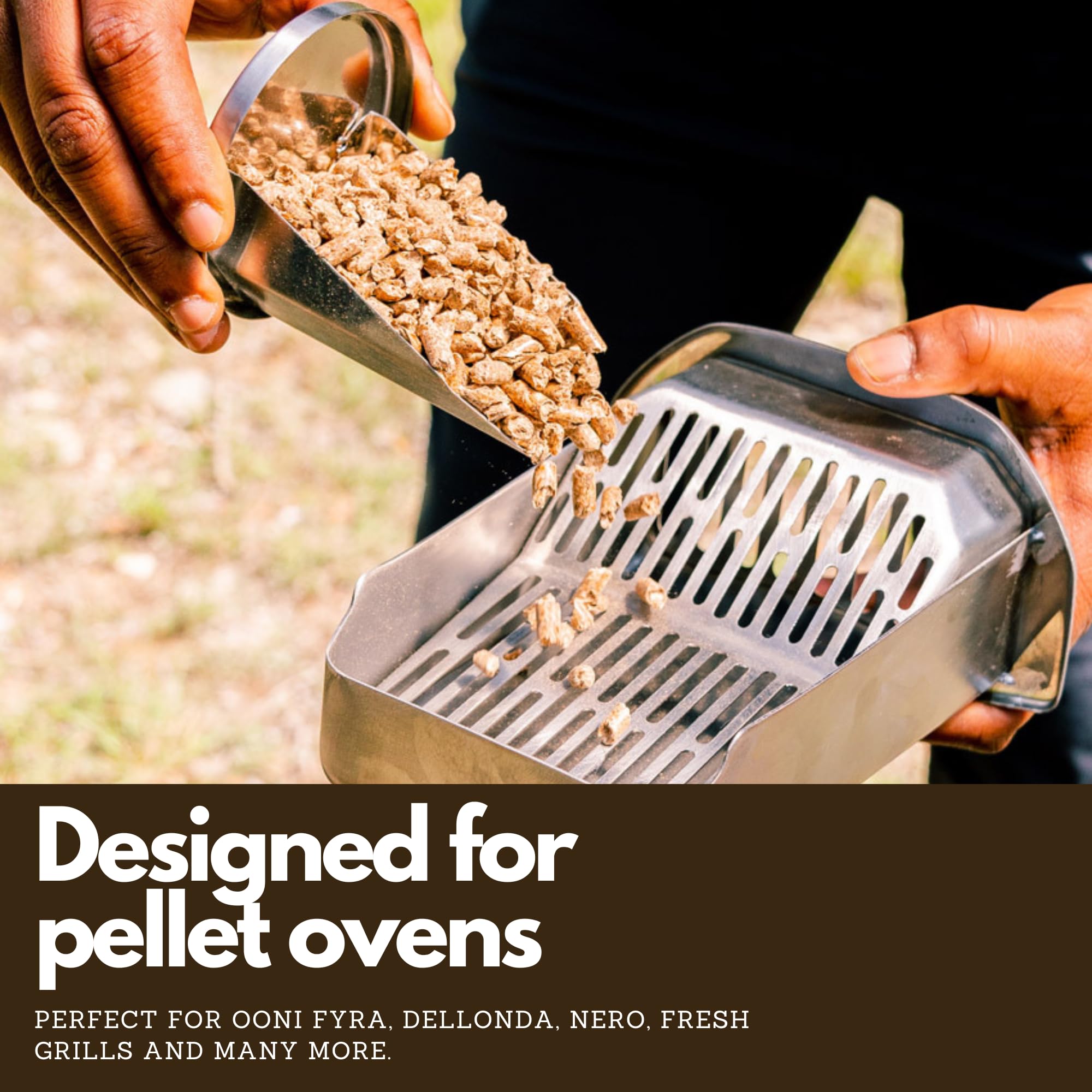 OOFT moisture-proof resealable bag preserves pellet quality between sessions.