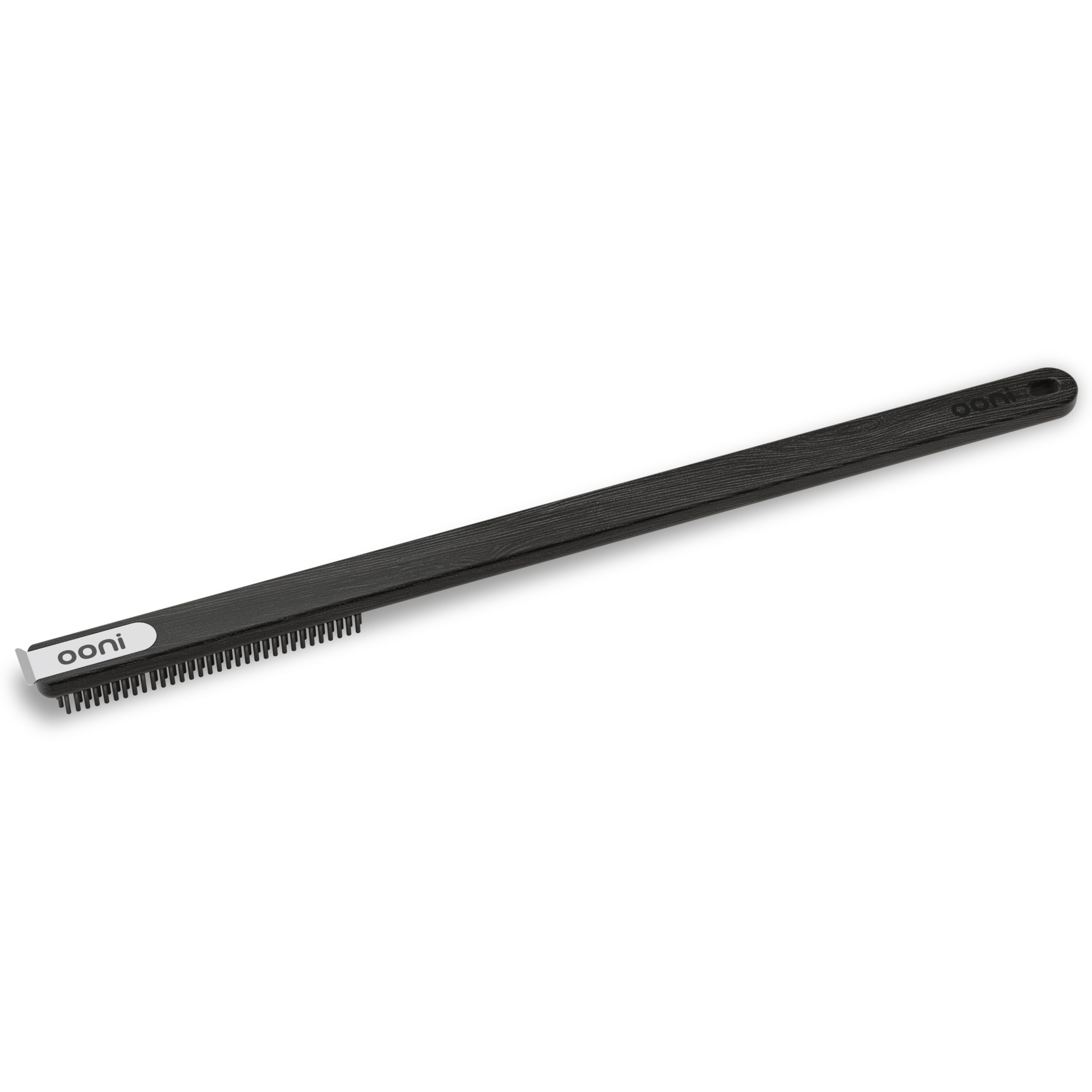 Ooni long-handle cleaner lets you reach hot spots without bending.