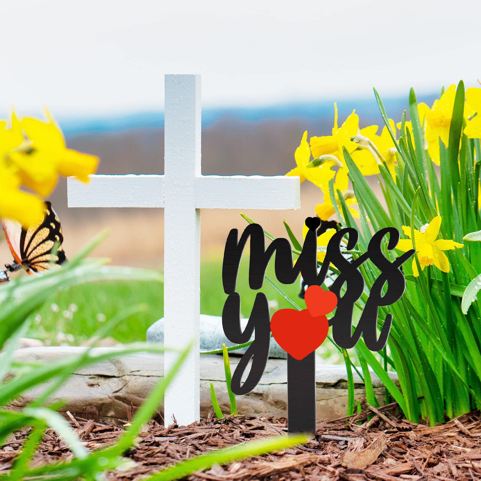 Oooct cemetery decor for yard display and respectful remembrance.