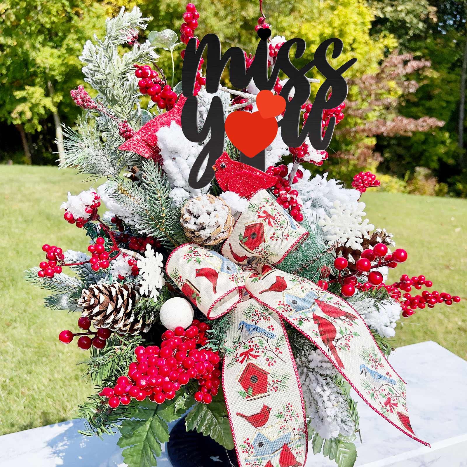 Oooct memorial stake designed for outdoor use in gardens.