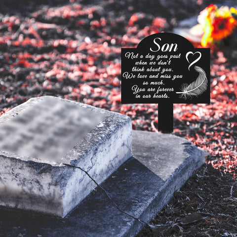 OOOCT durable outdoor tribute stake, a thoughtful sympathy gift idea