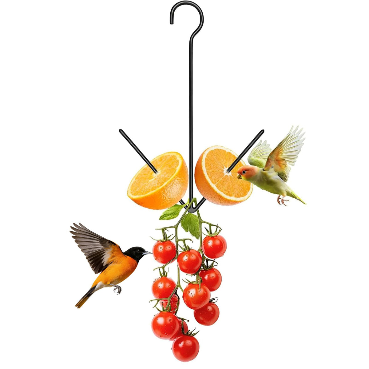 OOWDN Oriole Feeder outdoors hanging orange color attracts orioles in your garden