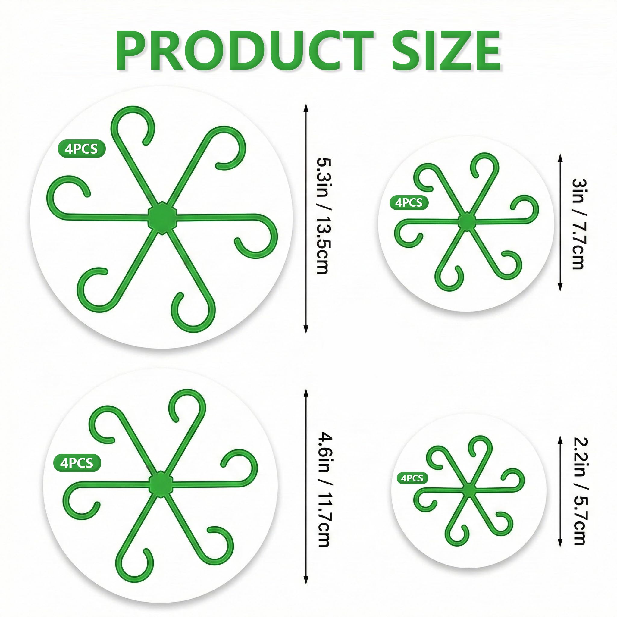 Opasyo durable ABS clips attach smoothly to vines for reliable indoor support.