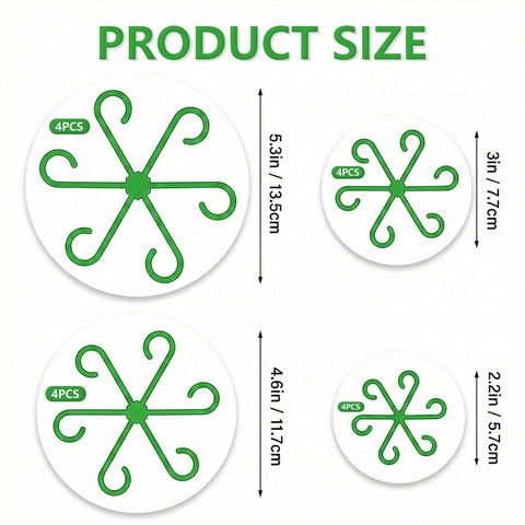 Opasyo durable ABS clips attach smoothly to vines for reliable indoor support.