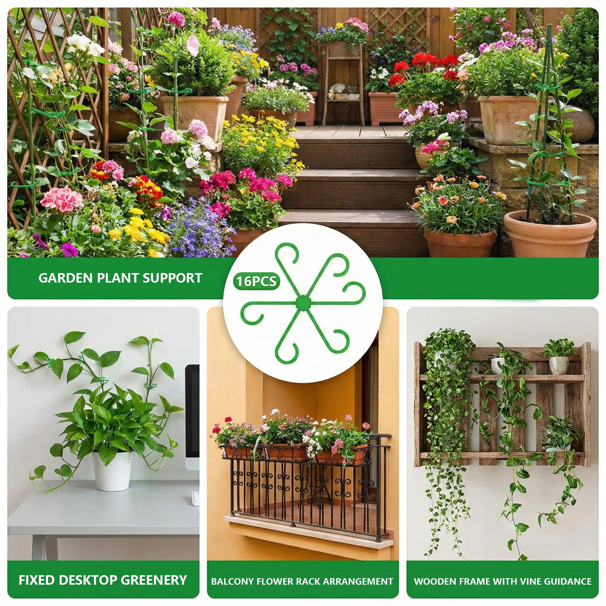 Opasyo plant stem holders reduce droop and simplify care.