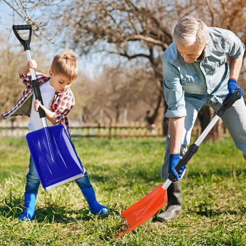 OPELETNNT two-pack of kids snow shovels for family readiness