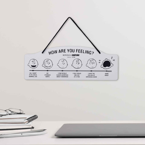 Open Road Brands Peanuts How Are You Feeling sign Made in USA and durable