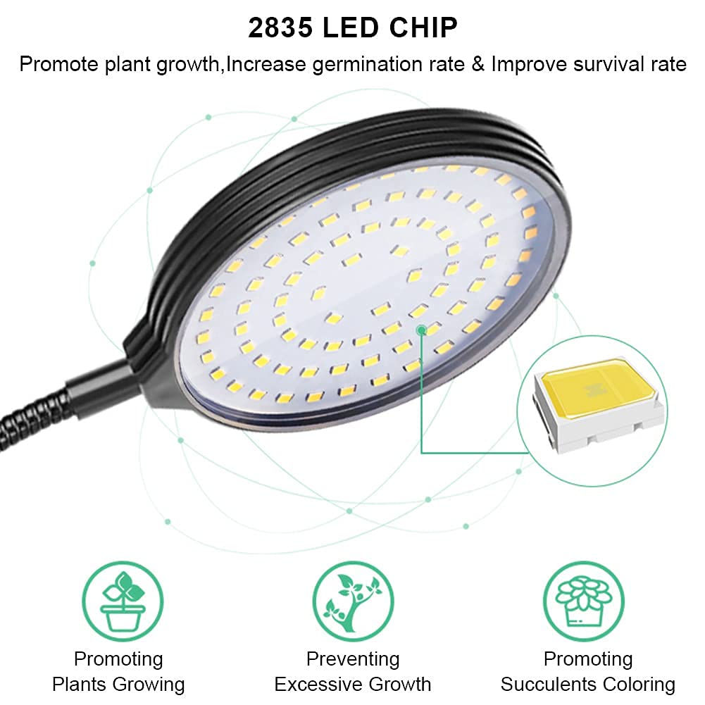 OpenBeauty Grow Light with three modes and heat sink for steady performance