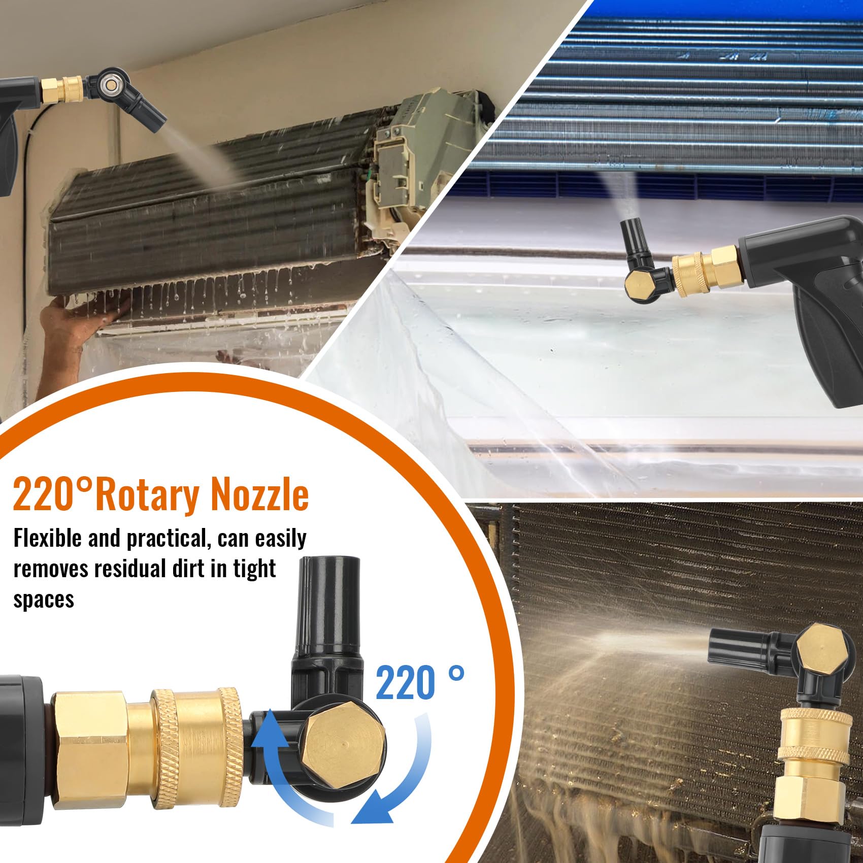 Opergen ZPB140 indoor-mode switch demonstrates safe, lower-pressure cleaning options.