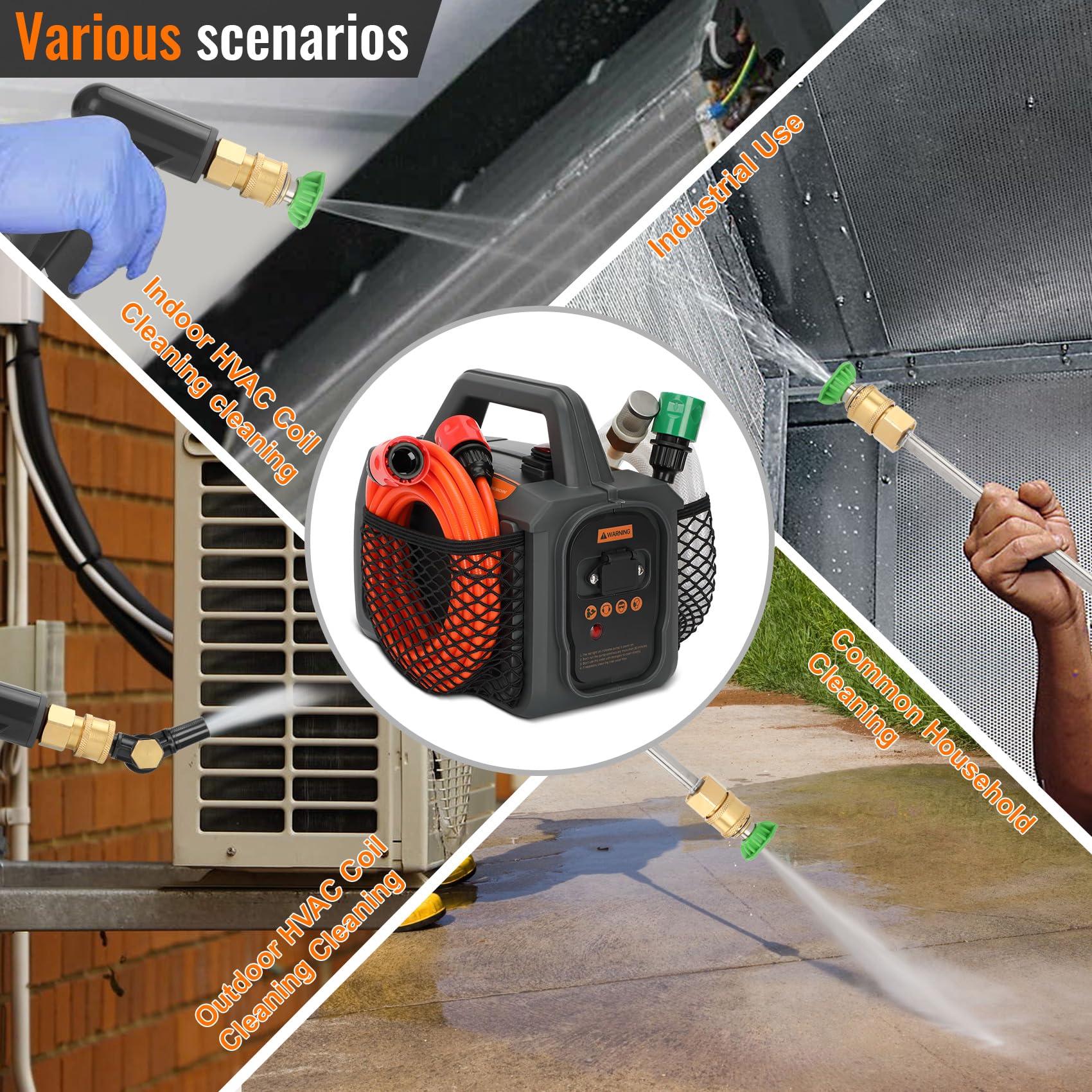 Opergen ZPB140 portable coil-cleaner bag keeps accessories organized.