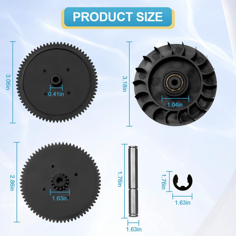 Ophjerg Polaris 380 kit assembly restores smooth forward motion during cleaning.